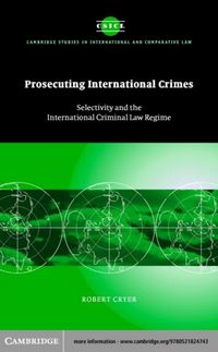 Produktbild: Prosecuting International Crimes