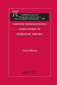 Produktbild: Smooth Homogeneous Structures in Operator Theory