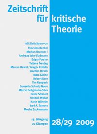 Produktbild: Zeitschrift f&uuml;r kritische Theorie / Zeitschrift f&uuml;r kritische Theorie, Heft 28/29 (2009)