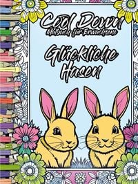 Produktbild: Cool Down | Malbuch für Erwachsene: Glückliche Hasen