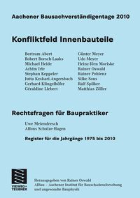 Produktbild: Aachener Bausachverst&auml;ndigentage 2010