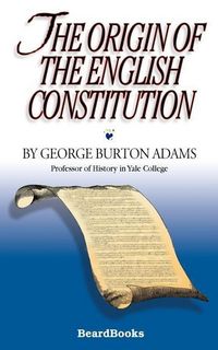 Produktbild: The Origin of the English Constitution