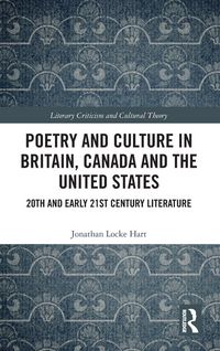 Produktbild: Poetry and Culture in Britain, Canada and the United States
