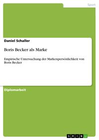Produktbild: Boris Becker als Marke