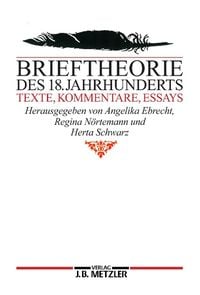 Produktbild: Brieftheorie des 18. Jahrhunderts
