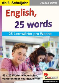 Produktbild: English, 25 words