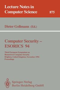Produktbild: Computer Security - ESORICS 94