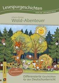 Produktbild: Lesespurgeschichten f&uuml;r die Grundschule - Wald-Abenteuer
