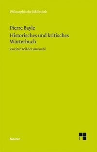 Produktbild: Historisches und kritisches W&ouml;rterbuch
