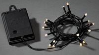 Produktbild: Konstsmide 3722-130 Lichterkette Au&szlig;en batteriebetrieben Anzahl Leuchtmittel 20 LED Warmwei&szlig; Beleuchtete L&auml;nge: 1.9m mit Schalter