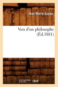 Produktbild: Vers d'un philosophe (&Eacute;d.1881)