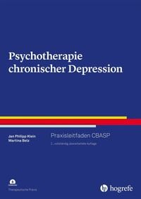 Produktbild: Psychotherapie chronischer Depression, m. 1 Beilage
