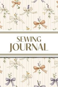 Produktbild: Sewing Journal (Orange and Purple Bows with Wildflowers on Cream Background)