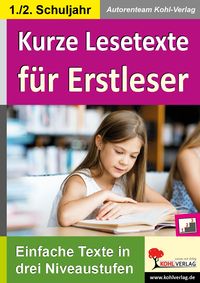Produktbild: Kurze Lesetexte f&uuml;r Erstleser