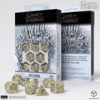 Produktbild: Q-Workshop QWO97676 - Game of Thrones, Stark Dice Set, 8-teilig