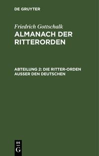 Produktbild: Die Ritter-Orden ausser den deutschen