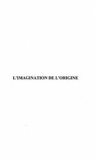 Produktbild: L'imagination De L'origine