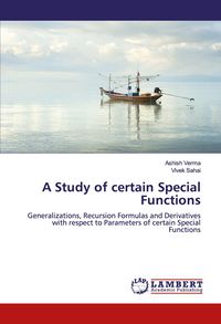 Produktbild: A Study of certain Special Functions