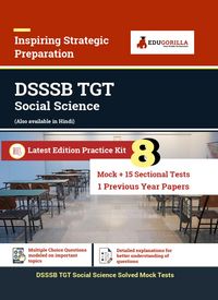 Produktbild: DSSSB Trained Graduate Teacher (TGT) Social Studies Recruitment Exam | 2100 Solved Questions By EduGorilla Prep Experts