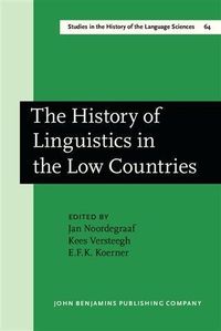 Produktbild: History of Linguistics in the Low Countries