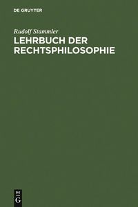 Produktbild: Lehrbuch der Rechtsphilosophie