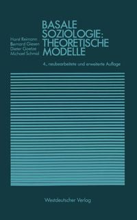 Produktbild: Basale Soziologie: Theoretische Modelle