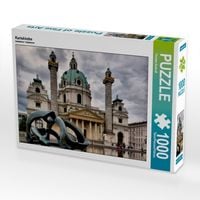 Produktbild: CALVENDO Puzzle Karlskirche | 1000 Teile Lege-Gr&ouml;&szlig;e 64x48cm Foto-Puzzle f&uuml;r gl&uuml;ckliche Stunden