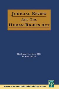 Produktbild: Judicial Review & the Human Rights Act