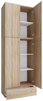 Produktbild: XXL Schuhschrank Kleiderschrank Schrank Lona 5f S