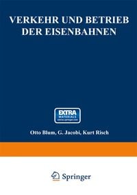 Produktbild: Verkehr und Betrieb der Eisenbahnen