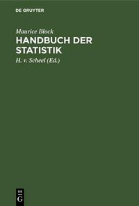 Produktbild: Handbuch der Statistik