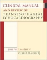 Produktbild: Clinical Manual and Review of Transesophageal Echocardiography