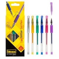 Produktbild: Idena Gel Pen Glitter 6 St&uuml;ck