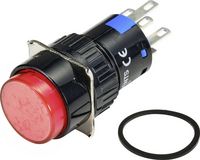 Produktbild: TRU COMPONENTS TC-9219044 Leuchtdrucktaster 250 V/AC 3 A 1 x Ein/(Aus) tastend Rot (&Oslash;) 18 mm IP65 1 St.