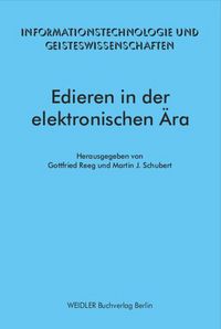 Produktbild: Edieren in der elektronischen &Auml;ra