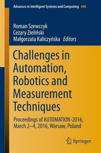 Produktbild: Challenges in Automation, Robotics and Measurement Techniques