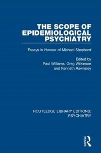 Produktbild: The Scope of Epidemiological Psychiatry