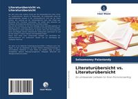 Produktbild: Literatur&uuml;bersicht vs. Literatur&uuml;bersicht