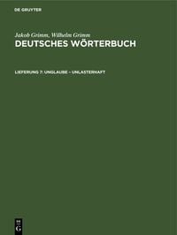 Produktbild: Unglaube &ndash; Unlasterhaft