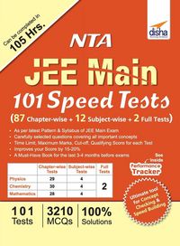 Produktbild: NTA JEE Main 101 Speed Tests (87 Chapter-wise + 12 Subject-wise + 2 Full)