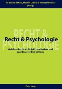 Produktbild: Recht und Psychologie