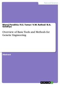 Produktbild: Overview of Basic Tools and Methods for Genetic Engineering