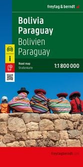 Produktbild: freytag & berndt Stra&szlig;enkarte Bolivien - Paraguay 1:1,8 Mio.