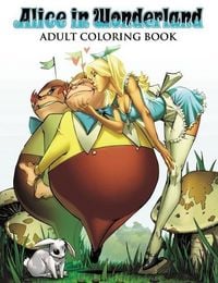 Produktbild: Alice in Wonderland Adult Coloring Book