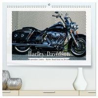 Produktbild: Legend&auml;re Linien &ndash; Harley Road King im Detail (hochwertiger Premium Wandkalender 2026 DIN A2 quer), Kunstdruck in Hochglanz