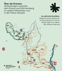 Produktbild: &Uuml;ber die Grenzen. Verbindungen zwischen dem Elsass und W&uuml;rttemberg im sp&auml;ten Mittelalter und in der fr&uuml;hen Neuzeit