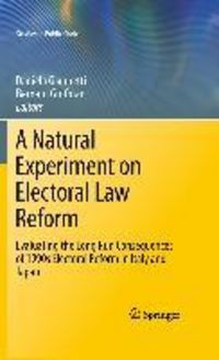 Produktbild: A Natural Experiment on Electoral Law Reform