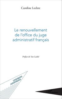 Produktbild: Le renouvellement de l'office du juge administratif francais
