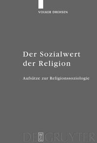 Produktbild: Der Sozialwert der Religion