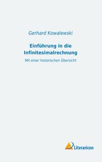 Produktbild: Einf&uuml;hrung in die Infinitesimalrechnung